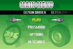 Demon Driver screenshot 3 for GameBoy Advance